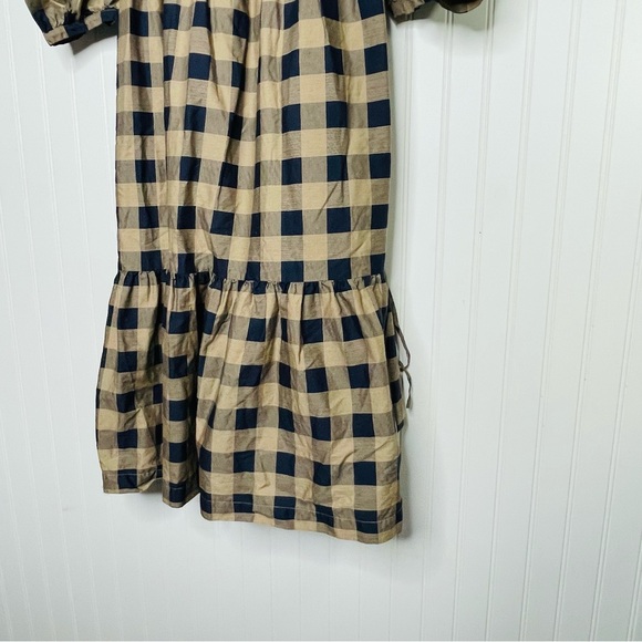 Summersalt Plaid Tiered Midi Dress - Picture 3 of 8